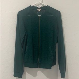 Merona cutout detail jacket green large